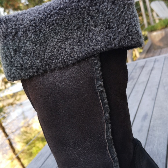 Ecco wedge-heeled winter boots - Picture 6 of 13